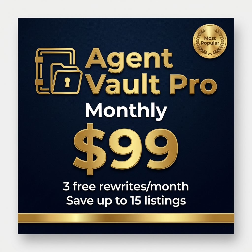 Agent Vault Pro - Monthly